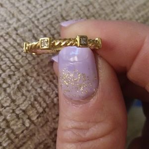 David Yurman 18k diamond eternity ring